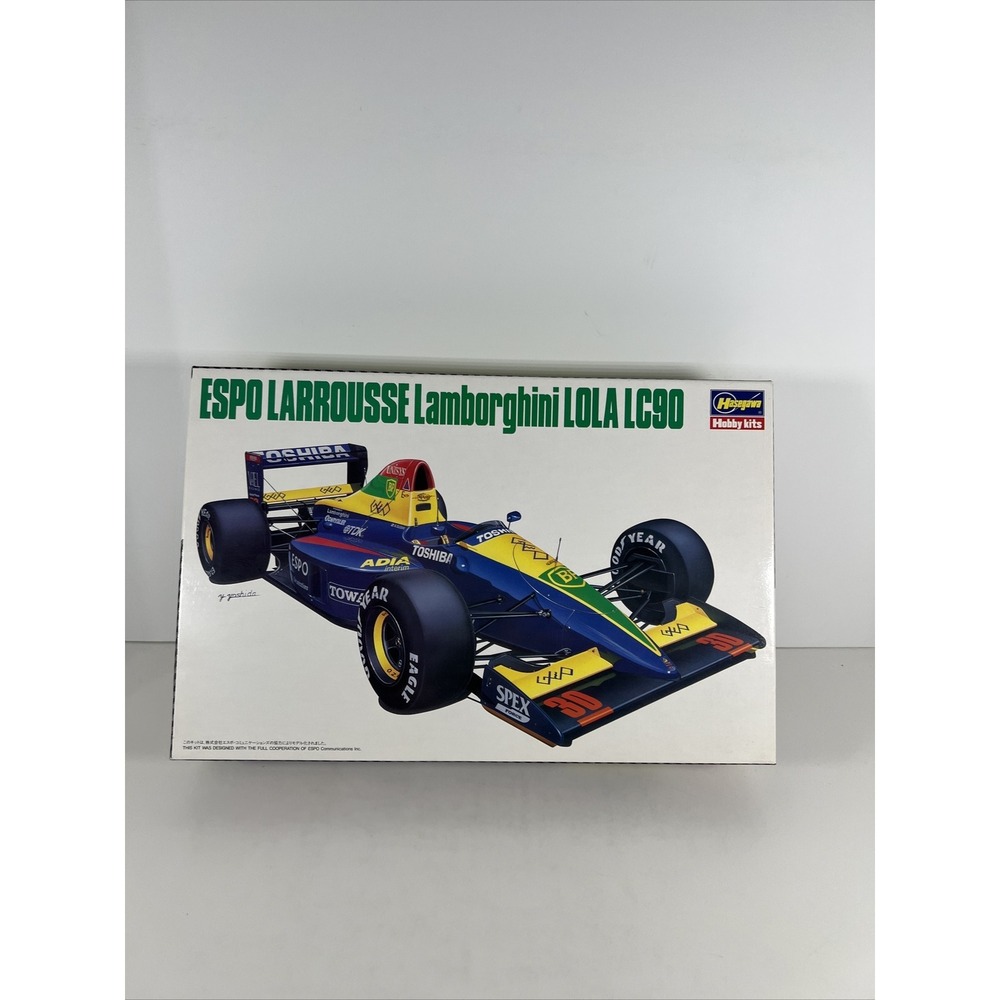 Hasegawa ESPO Larrousse Lamborghini Lola LC90 1:24 Model Kit Sealed Bags *READ*